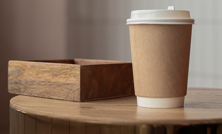 coffee cup for a vending machine